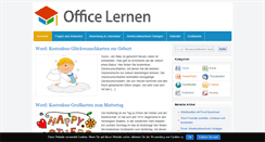 Desktop Screenshot of office-lernen.com